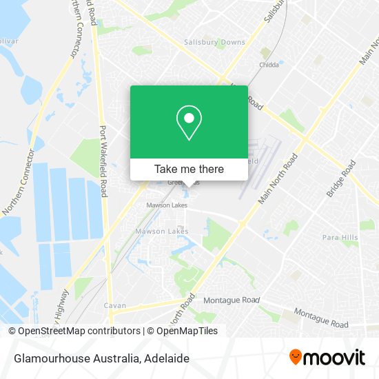 Glamourhouse Australia map