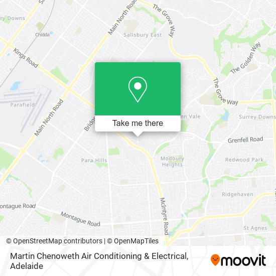 Mapa Martin Chenoweth Air Conditioning & Electrical