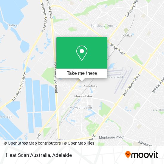 Mapa Heat Scan Australia