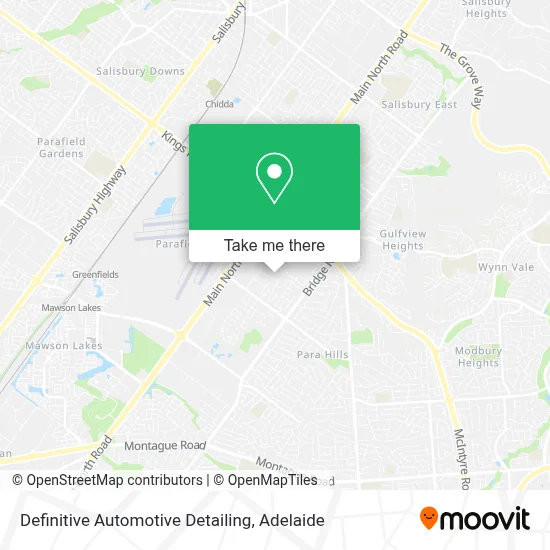 Mapa Definitive Automotive Detailing