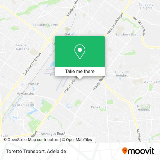 Toretto Transport map