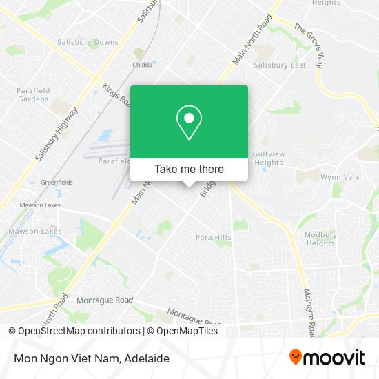 Mon Ngon Viet Nam map