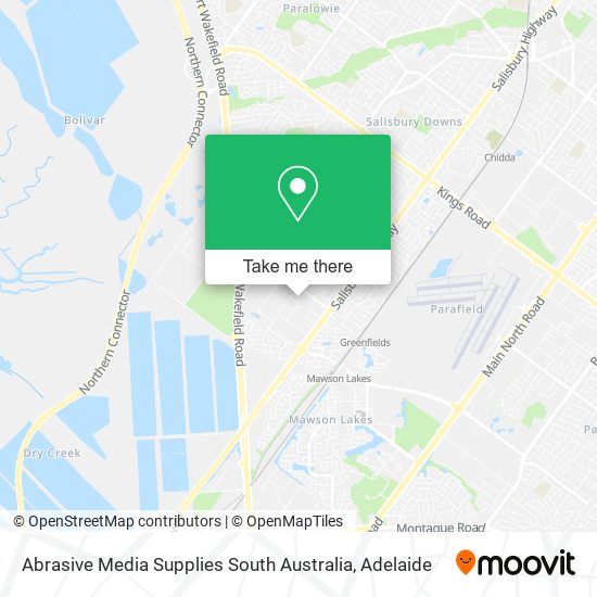 Abrasive Media Supplies South Australia map