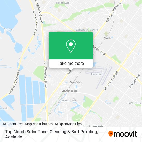 Mapa Top Notch Solar Panel Cleaning & Bird Proofing