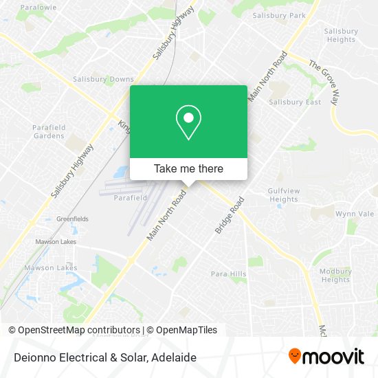 Deionno Electrical & Solar map