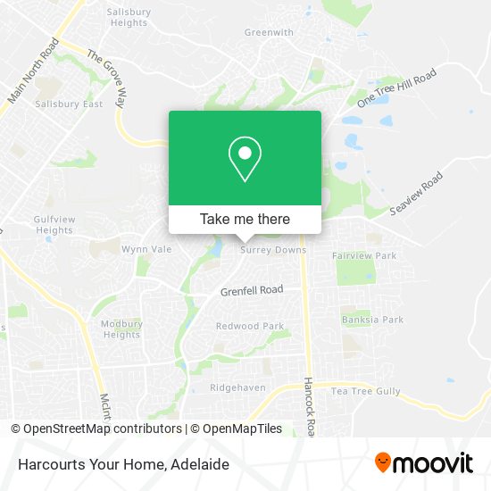 Mapa Harcourts Your Home