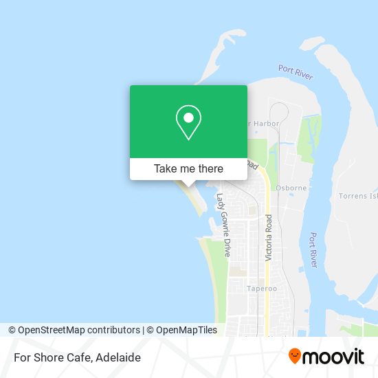For Shore Cafe map