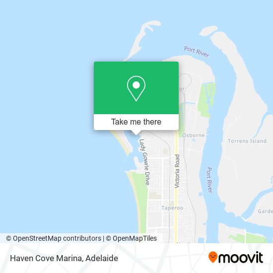 Mapa Haven Cove Marina