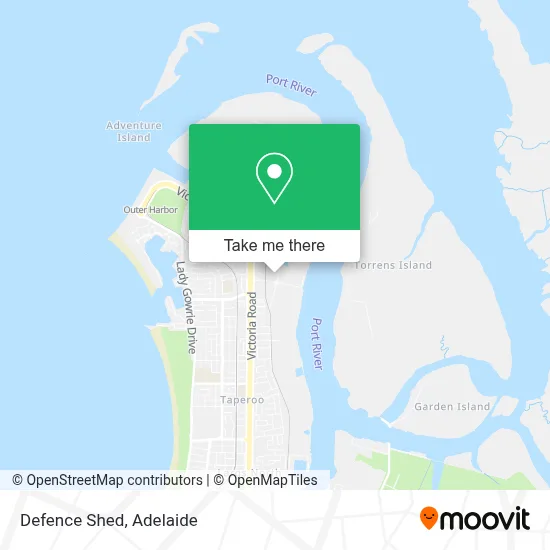Mapa Defence Shed