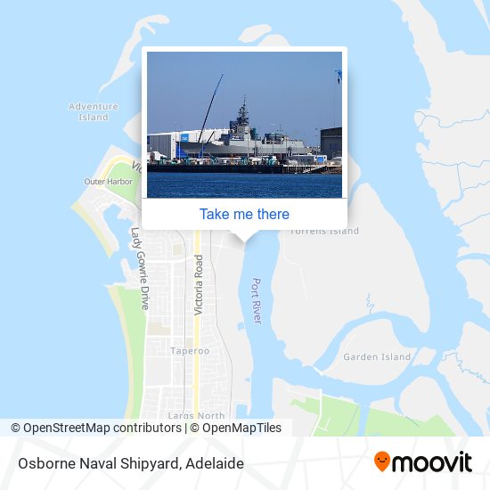 Mapa Osborne Naval Shipyard