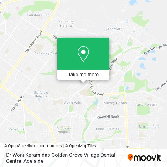 Dr Woni Keramidas Golden Grove Village Dental Centre map