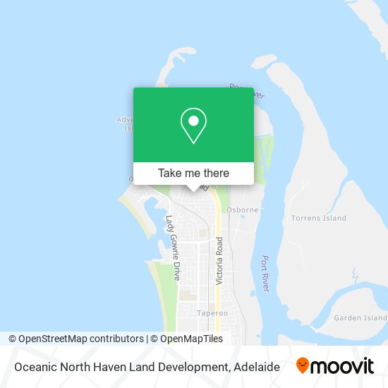 Mapa Oceanic North Haven Land Development