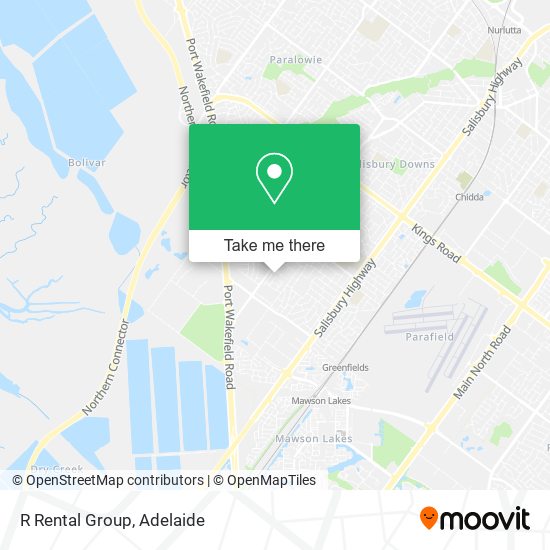 R Rental Group map