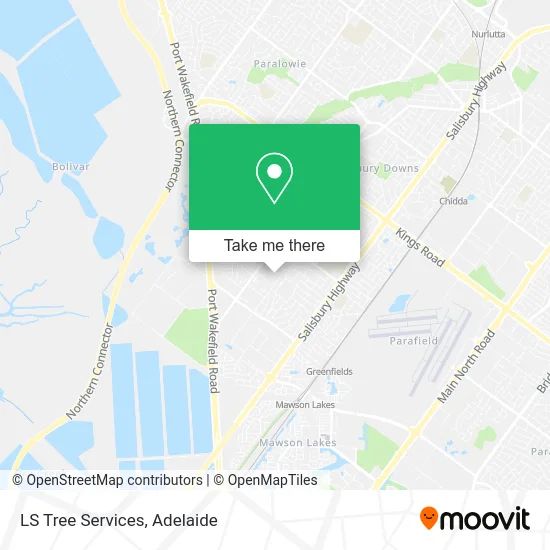 Mapa LS Tree Services