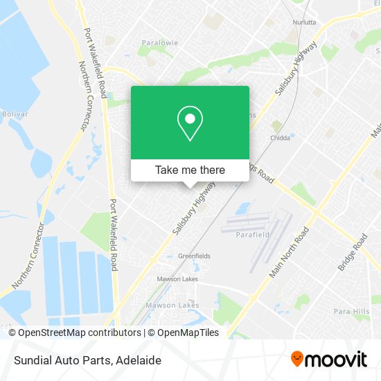 Sundial Auto Parts map