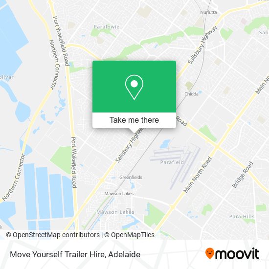 Mapa Move Yourself Trailer Hire