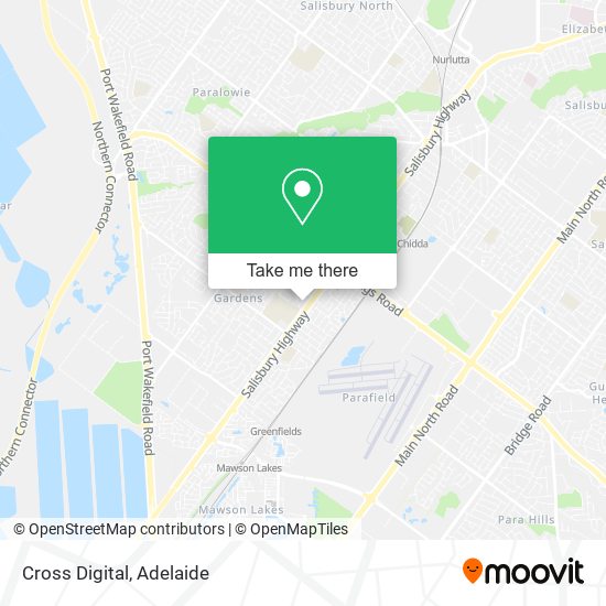 Cross Digital map