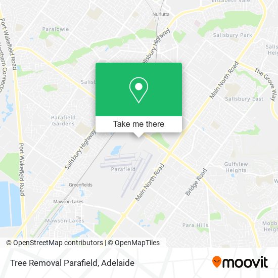 Tree Removal Parafield map