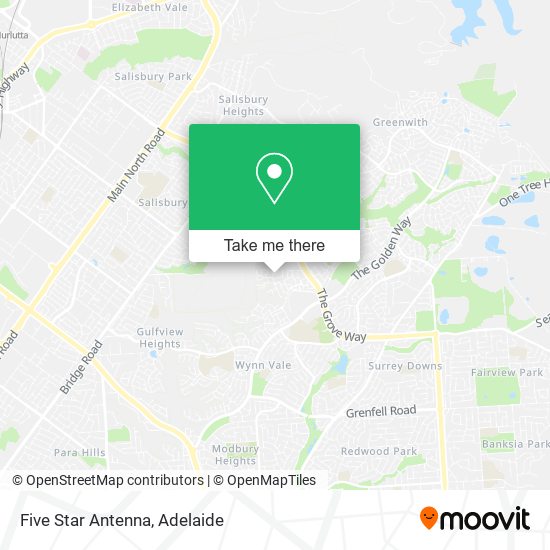 Five Star Antenna map