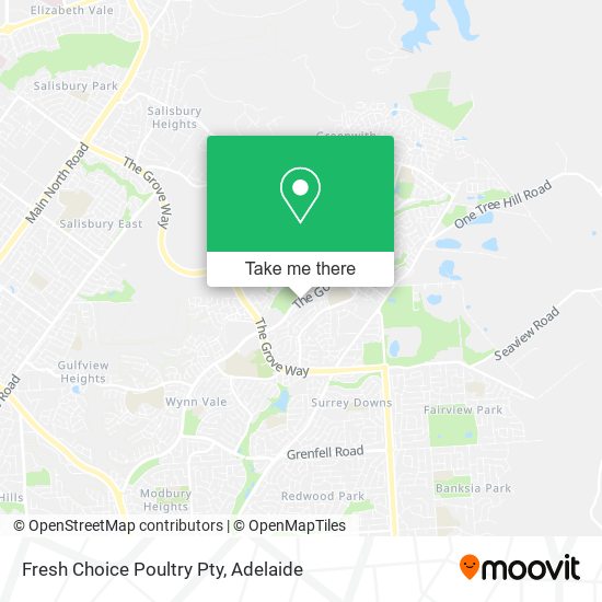 Fresh Choice Poultry Pty map