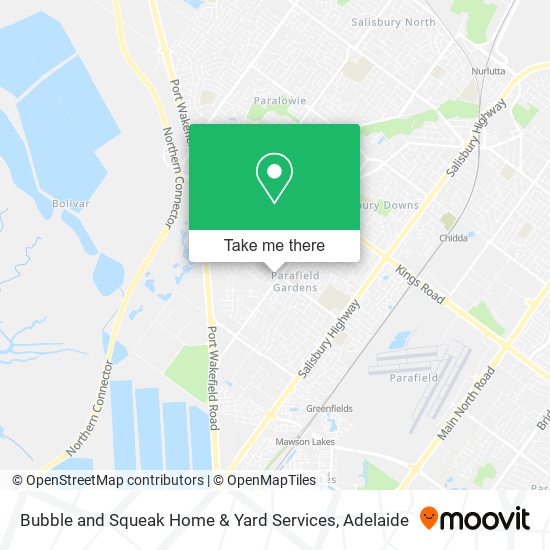 Bubble and Squeak Home & Yard Services map