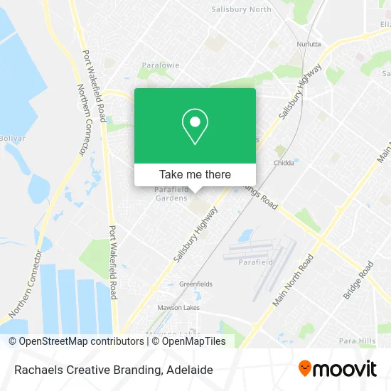 Mapa Rachaels Creative Branding