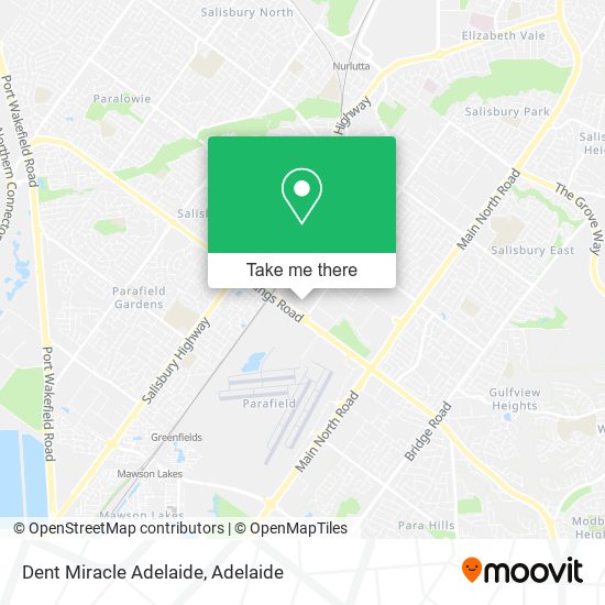 Mapa Dent Miracle Adelaide