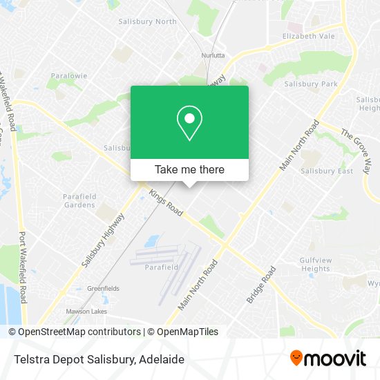 Telstra Depot Salisbury map