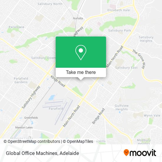 Global Office Machines map