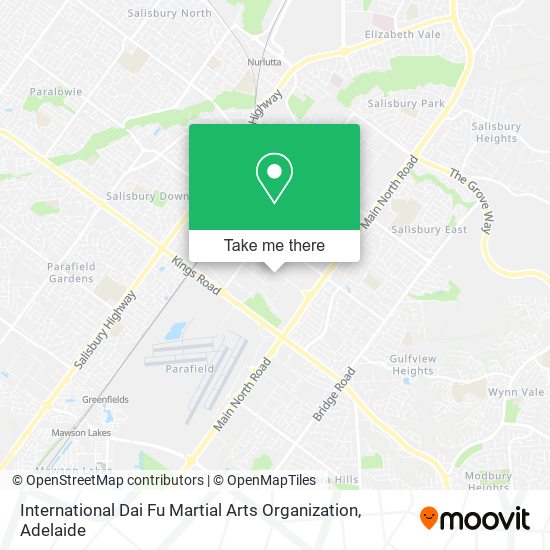International Dai Fu Martial Arts Organization map