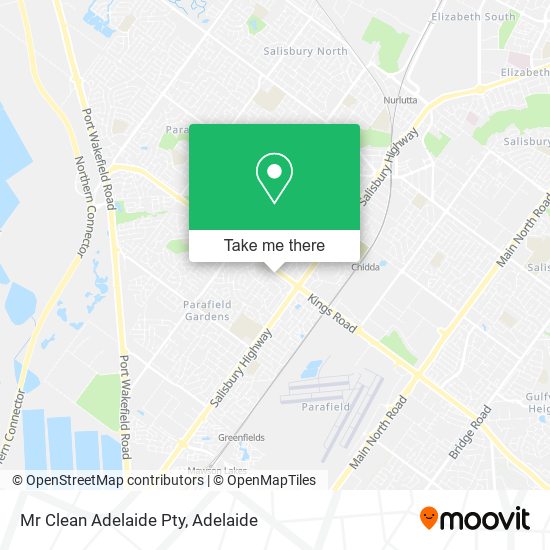 Mr Clean Adelaide Pty map