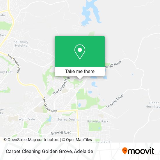 Carpet Cleaning Golden Grove map