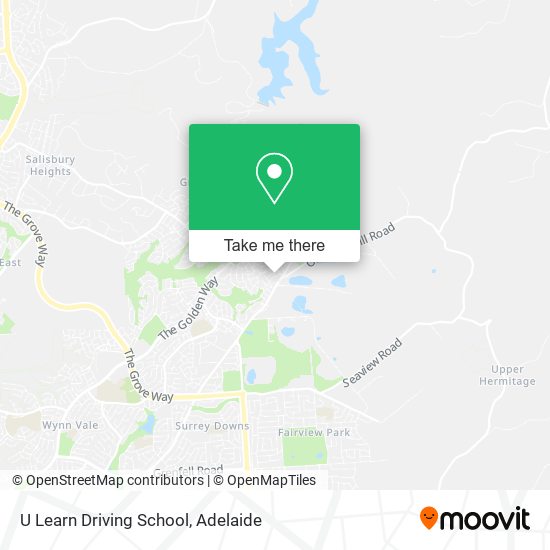Mapa U Learn Driving School