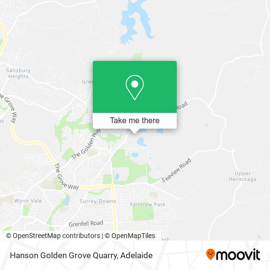 Mapa Hanson Golden Grove Quarry