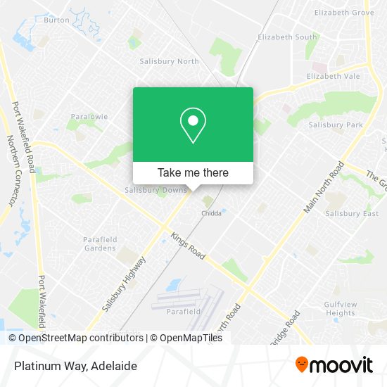 Platinum Way map