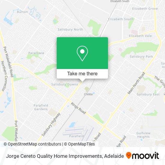 Jorge Cereto Quality Home Improvements map