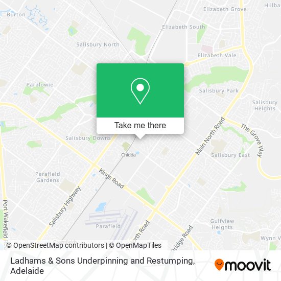 Ladhams & Sons Underpinning and Restumping map