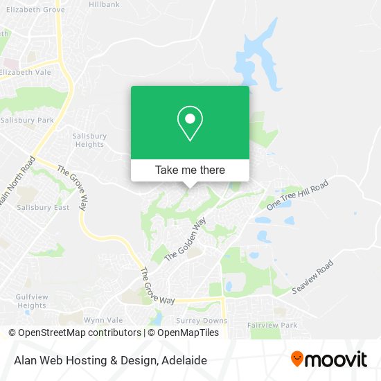 Alan Web Hosting & Design map