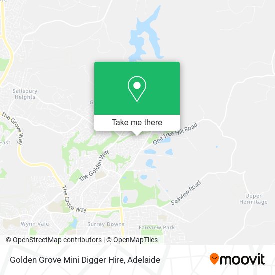 Golden Grove Mini Digger Hire map