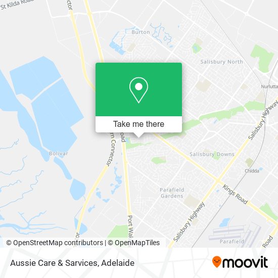 Mapa Aussie Care & Sarvices