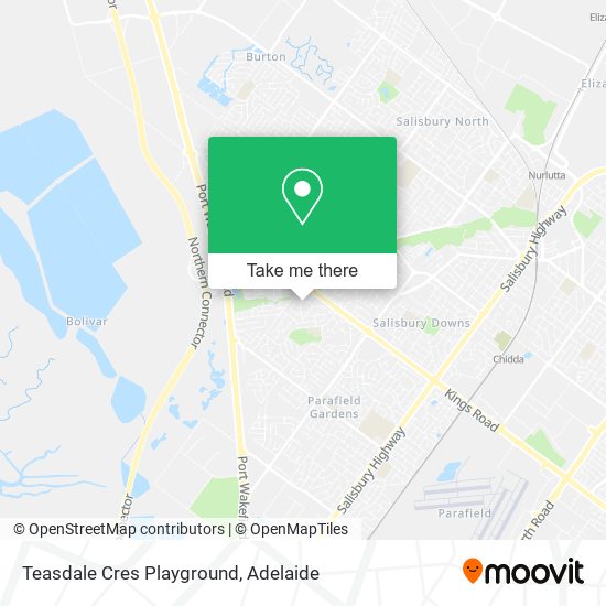 Teasdale Cres Playground map