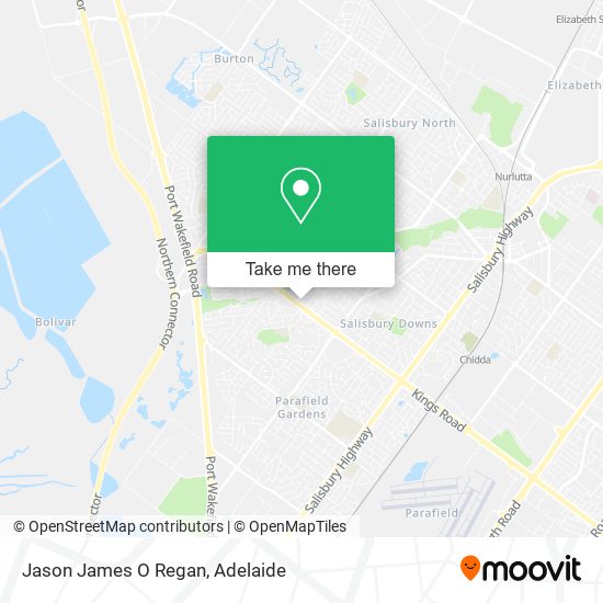 Jason James O Regan map
