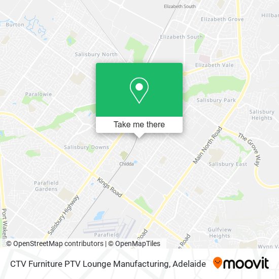 CTV Furniture PTV Lounge Manufacturing map