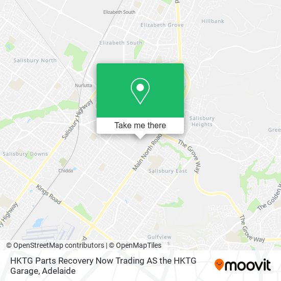 HKTG Parts Recovery Now Trading AS the HKTG Garage map