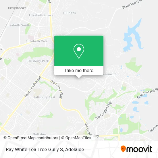 Mapa Ray White Tea Tree Gully S