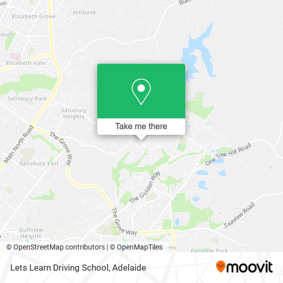 Lets Learn Driving School map