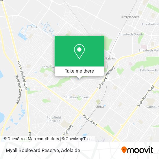 Myall Boulevard Reserve map