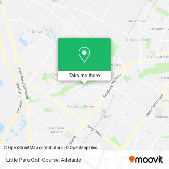 Little Para Golf Course map