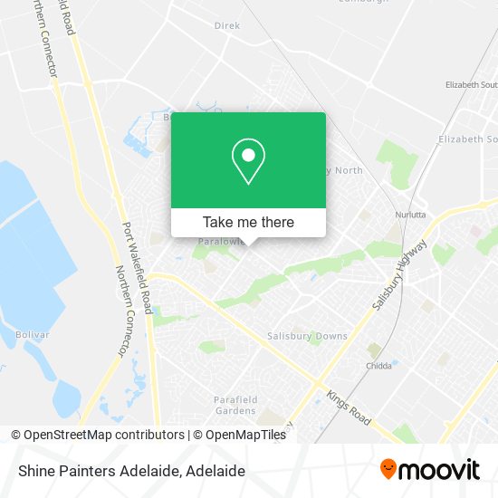 Shine Painters Adelaide map