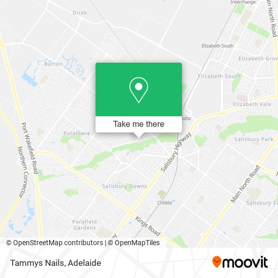Tammys Nails map